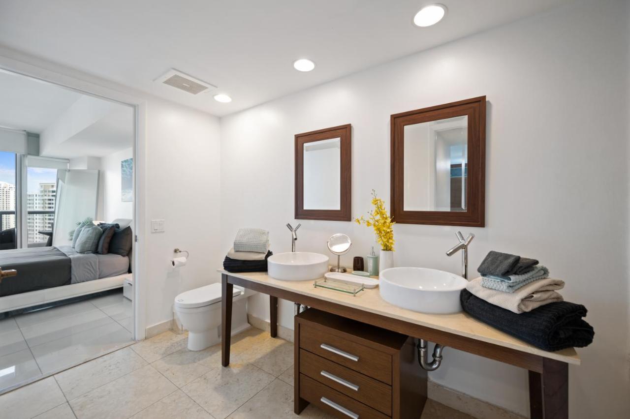 Icon Brickell-29Th Floor Ocean Views-Free Spa Miami Buitenkant foto